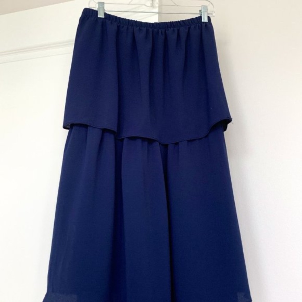 Strapless Popover Dress | MARY & MABEL
